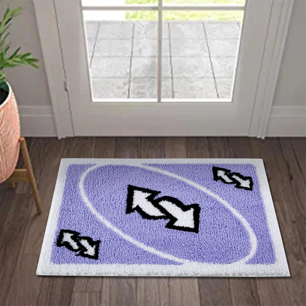"Draw Four" UNO Card Game Rug