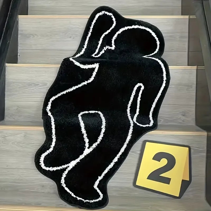 "Crime Scene" True Crime Rug
