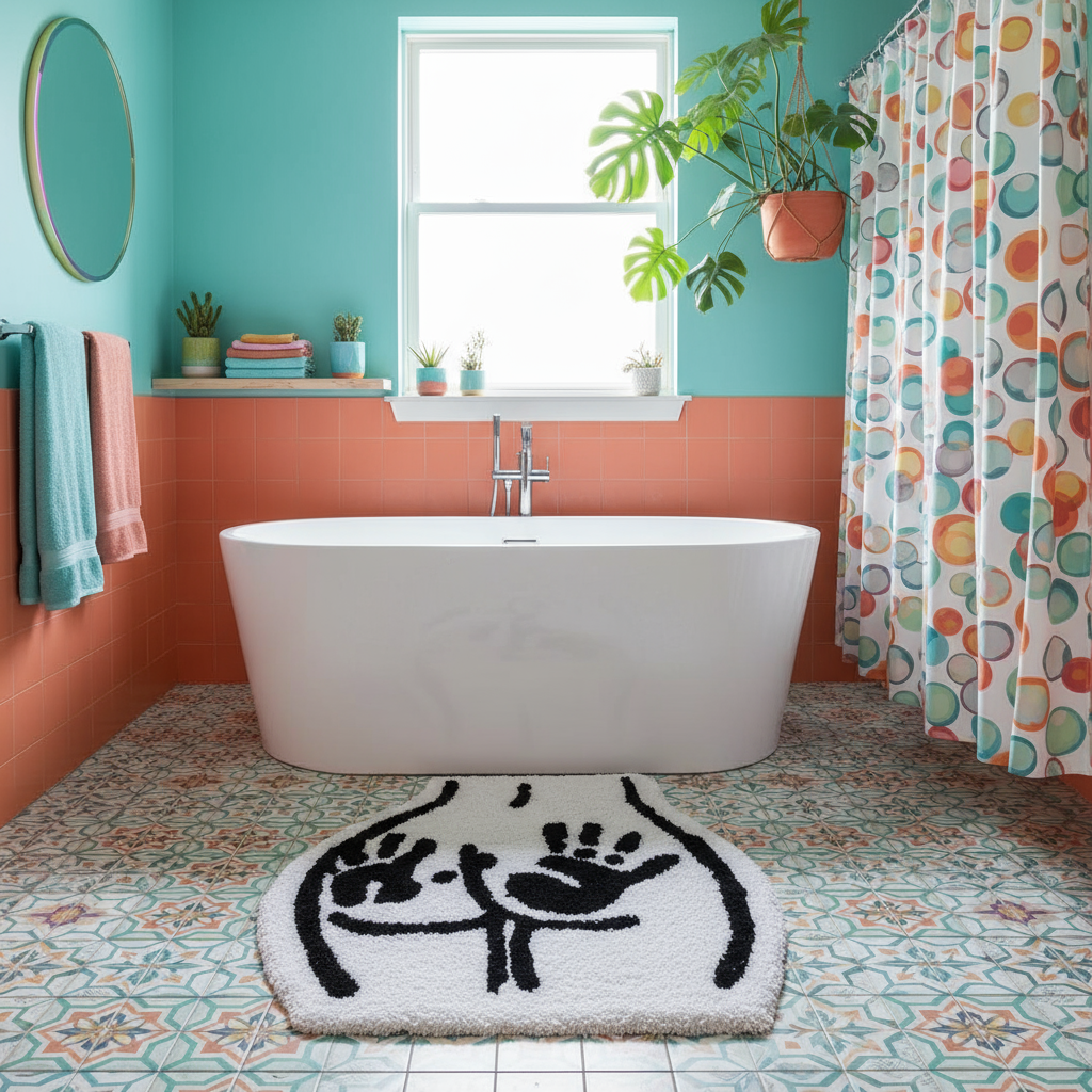 Colorful Bathroom