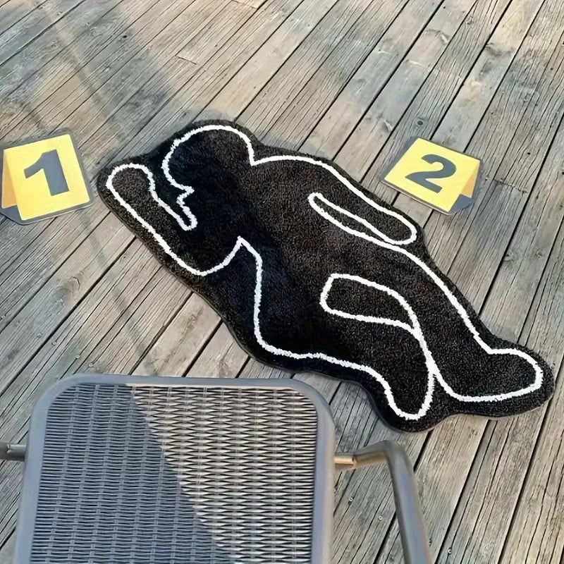 "Crime Scene" True Crime Rug