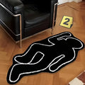 "Crime Scene" True Crime Rug