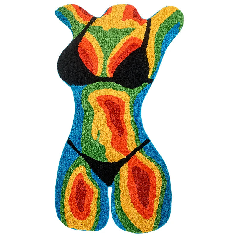 Thermal Body Art Rug