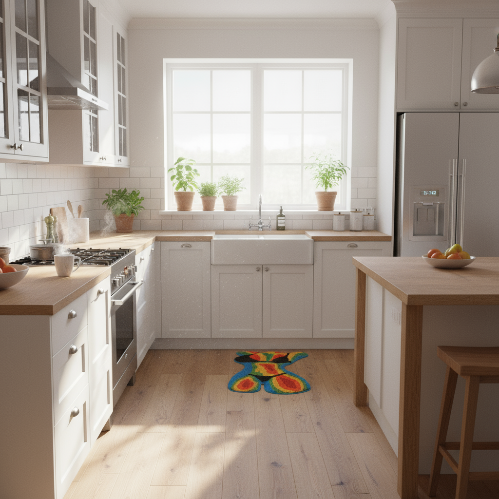 Kitchen with Rug