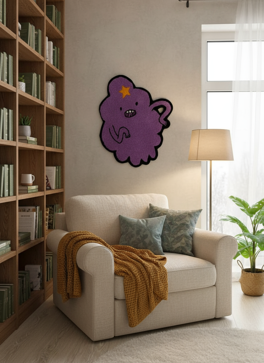 Mood Cloud Rug in Reading Nook