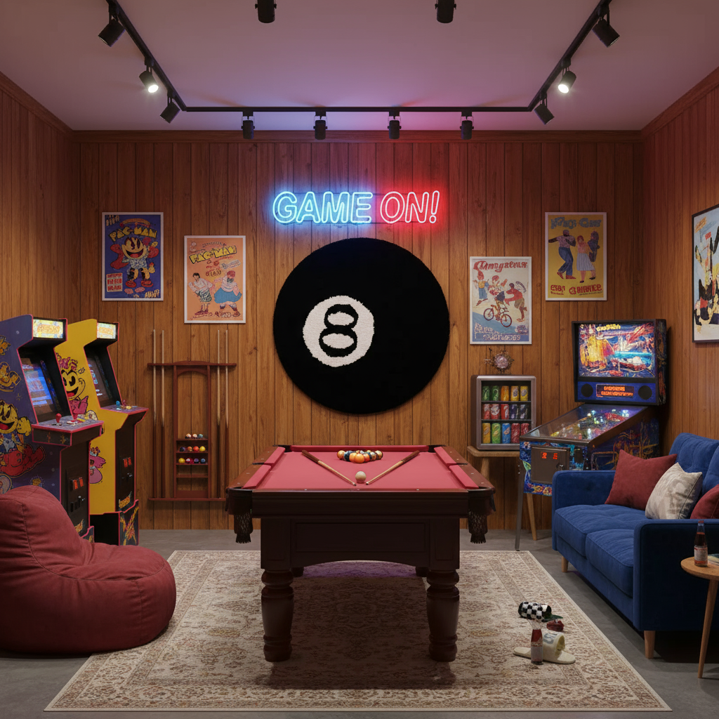 Retro Arcade Game Room