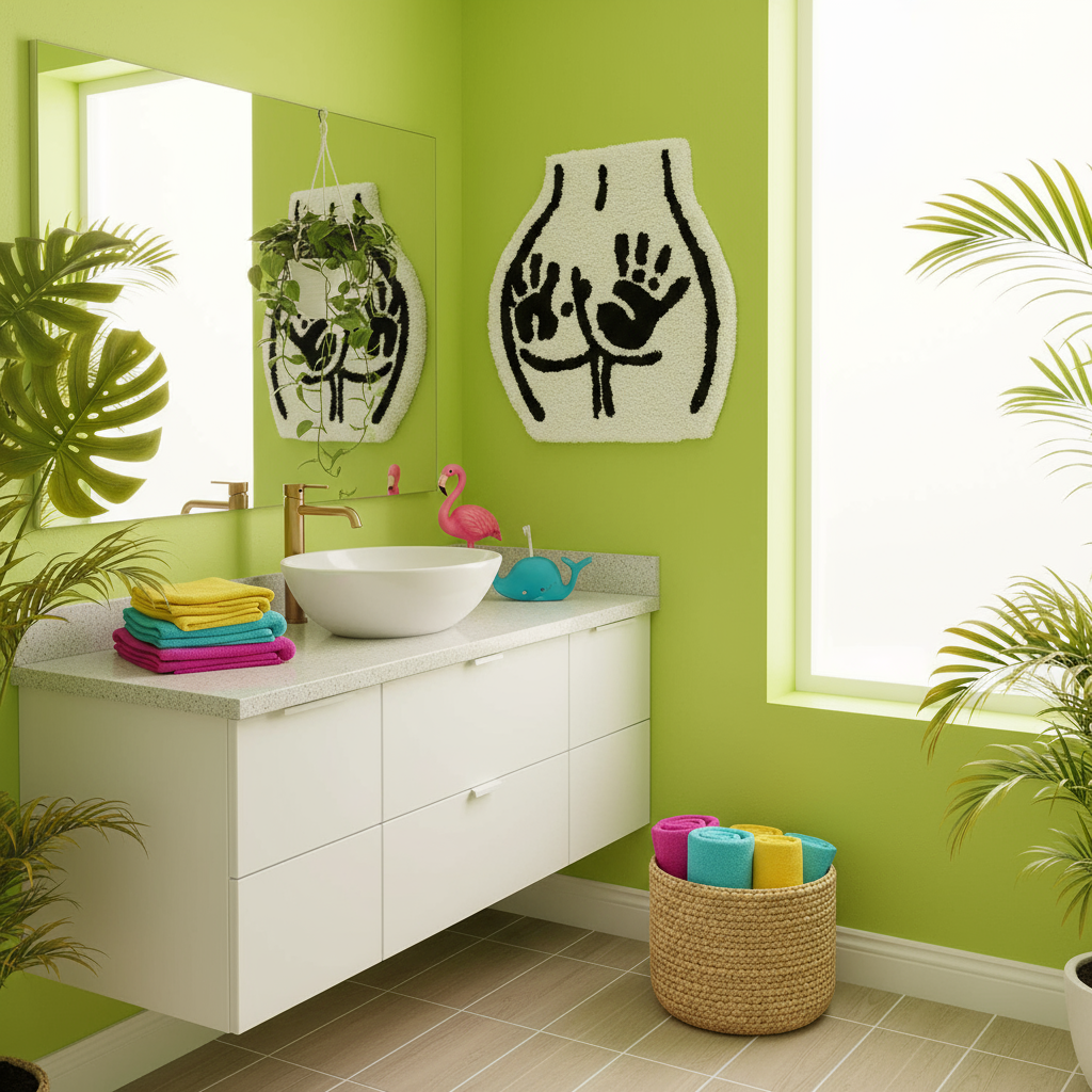 Tropical Bathroom
